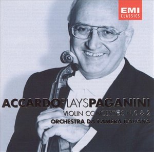 Cover for Paganini / Accardo / Italian Chamber Orchestra · Violin Concertos 0 &amp; 2 (CD) (2001)