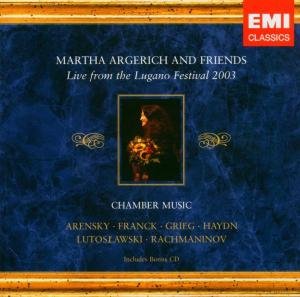 Live from the Lugano Festival 2003 - Argerich Martha - Music - EMI CLASSICS - 0724356297029 - December 6, 2013