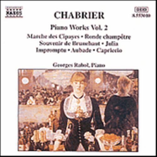 Cover for Chabrier · Piano Music 2-rabol (CD) (1995)