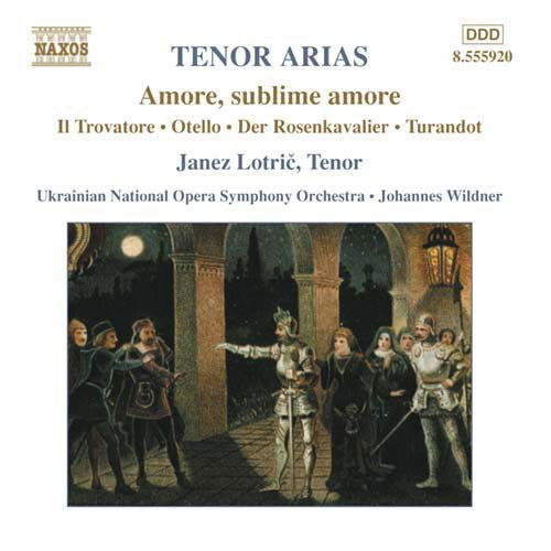 Cover for Janez Lotric · Tenor Opera Arias (CD) (2003)