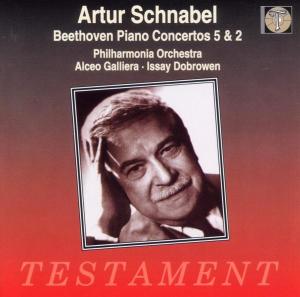 Cover for Artur Schnabel · Piano Concerto 2 + 5 Testament Klassisk (CD) (2000)