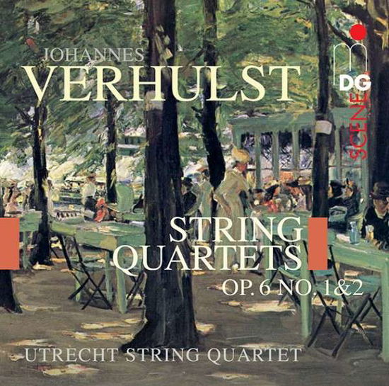 Cover for Utrecht String Quartet · Verhulst: String Quartets Op. 6 No. 1 (CD) (2014)