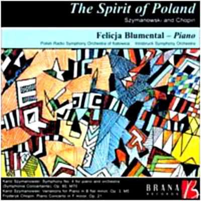 Cover for Felicja Blumental · Spirit of Poland (CD) (2010)