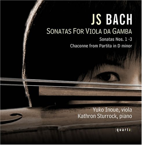 Cover for Bach / Inoue / Sturrock · Sonatas for Viola Da Gamba (CD) (2007)