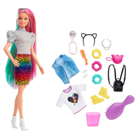 Cover for Mattel · Barbie Pop Regenboog Haar (Legetøj) (2021)