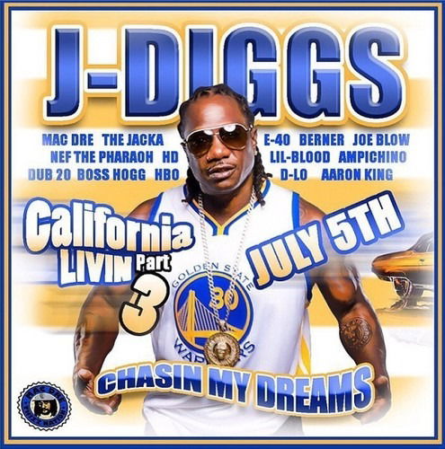 Cover for J-Diggs · California Livin Pt.3 (CD) [Digipak] (2016)