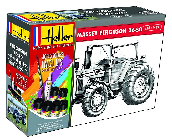 1/24 Starter Kit Massey Ferguson 2680 - Heller - Marchandise - MAPED HELLER JOUSTRA - 3279510574029 - 
