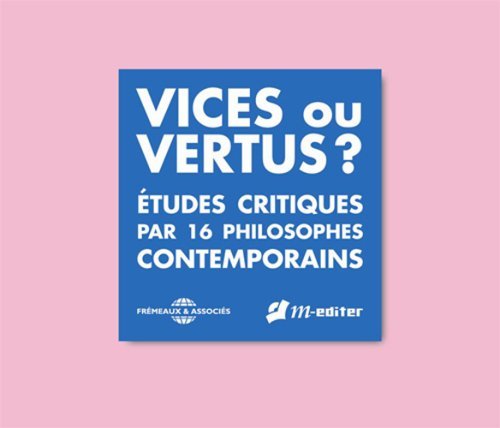 Cover for 16 Philosophes Contemporains · Vices Ou Vertus (CD) [Box set] (2008)