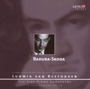 Cover for Beethoven / Badura-skoda / Vsop / Scherchen · Five Piano Concertos (CD) (2007)