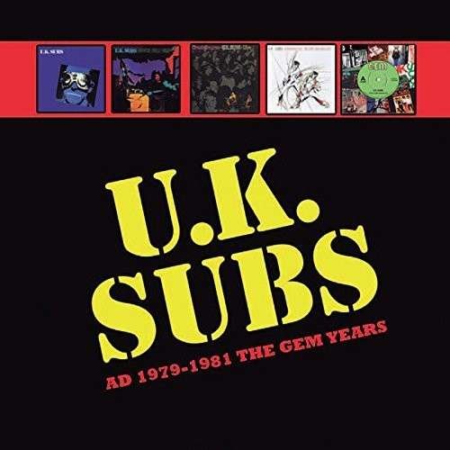 Cover for U.K. Subs · Ad 1979-81 The Gem Years (CD) (2017)