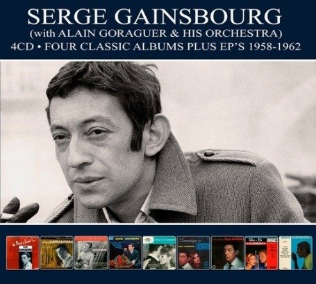 Cover for Serge Gainsbourg · Four Classic Albums Plus Ep'S 1958 - 1962 (CD) [Digipak] (2019)