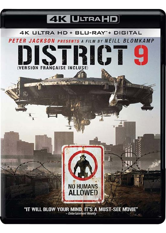 Cover for District 9 (4K UHD Blu-ray) (2020)