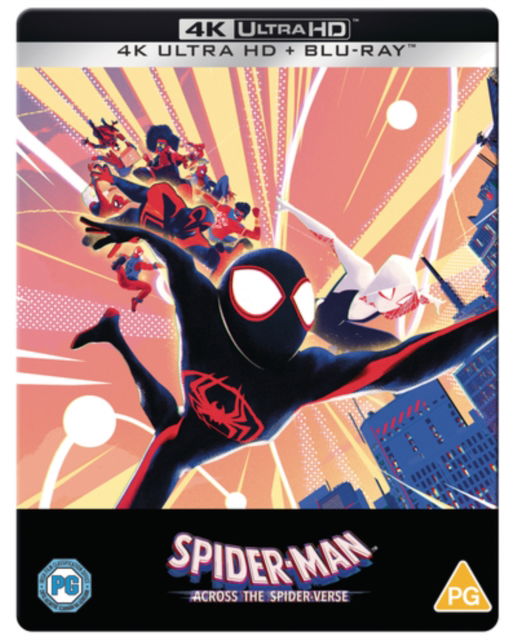 Cover for Spider-man: Across the Spider-verse · Spider-Man - Across The Spider-Verse Limited Edition Steelbook (4K Ultra HD) (2023)