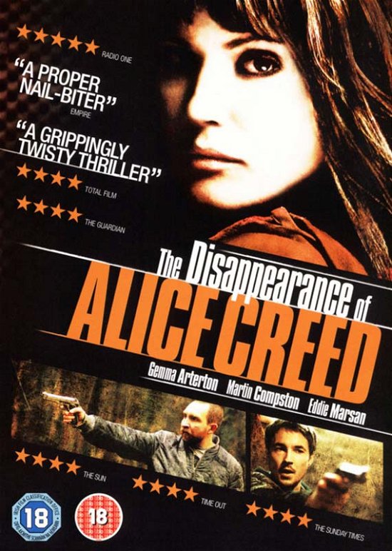 Cover for The Disappearance of Alice Creed · The Disappearance Of Alice Creed (DVD) (2010)