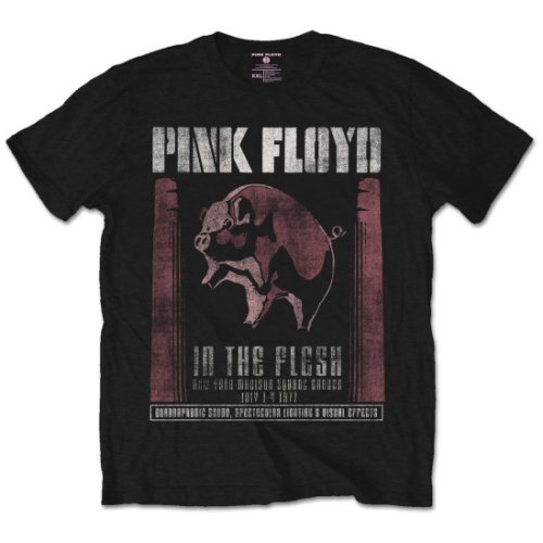 Cover for Pink Floyd · Pink Floyd Unisex T-Shirt: In the Flesh (T-shirt) [size S] [Black - Unisex edition]