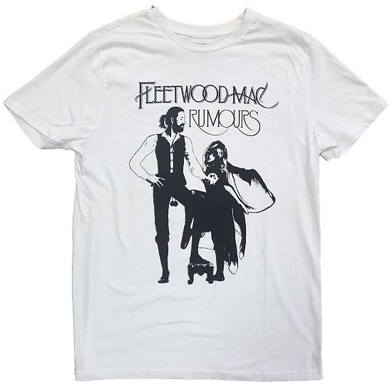 Cover for Fleetwood Mac · Fleetwood Mac Unisex T-Shirt: Rumours (T-shirt) [size S] [White - Unisex edition]