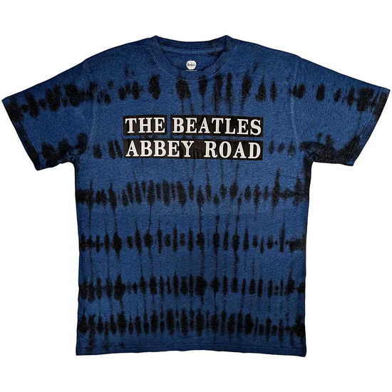 Cover for The Beatles · The Beatles Unisex T-Shirt: Abbey Road Sign (Wash Collection) (T-shirt) [size L] [Black - Unisex edition] (2021)