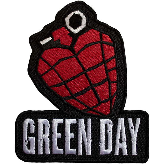 Cover for Green Day · Green Day Woven Patch: Grenade Logo (Standard) (Patch)