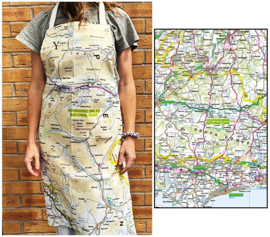 Cover for OS Map Adult Apron - South Downs National Park (MERCH) (2025)