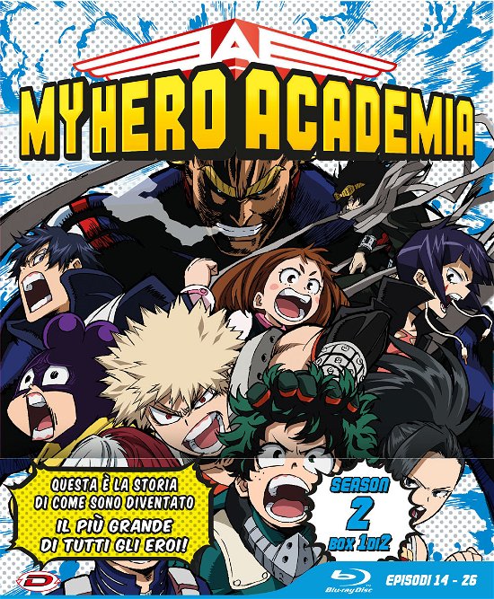 Cover for My Hero Academia · Stagione 02 Box #01 (Eps 14-26) (Ltd Edition) (3 Blu-Ray) (Blu-ray) [Ltd edition] (2019)