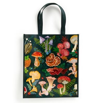 Galison · World of Mushrooms Reusable Shopping Bag (Klær) (2024)