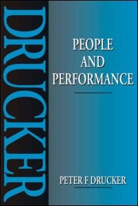 Cover for Peter Drucker · People and Performance (Pocketbok) (1995)