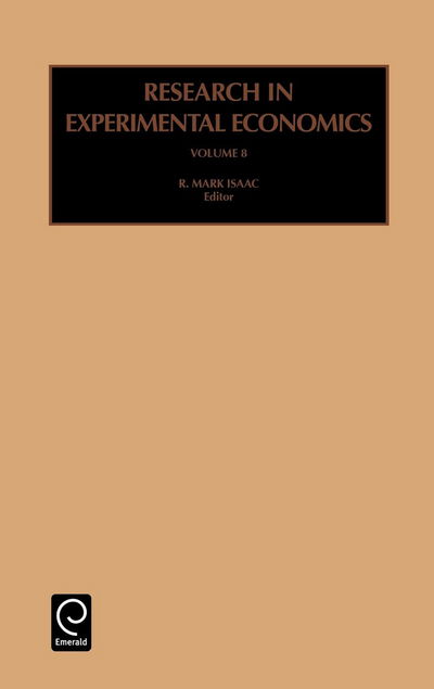 Research in Experimental Economics - Research in Experimental Economics - R.m. Isaac - Books - Emerald Publishing Limited - 9780762307029 - March 9, 2001