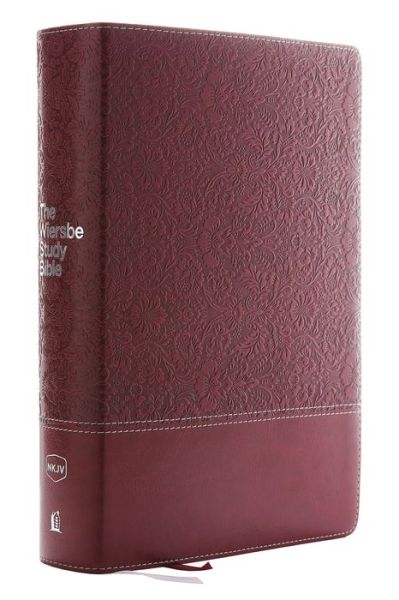 Cover for Warren Wiersbe · NKJV, Wiersbe Study Bible, Leathersoft, Burgundy, Red Letter, Comfort Print: Be Transformed by the Power of God's Word (Leather Book) (2019)