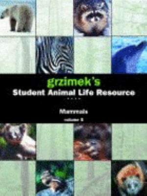 Cover for Catherine Allen · Grzimek's Student Animal Life Resource: Cumulative Index (Hardcover Book) (2004)