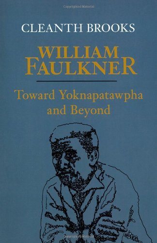 Cover for Cleanth Brooks · William Faulkner: Toward Yoknapatawpha and Beyond (Paperback Bog) (1989)