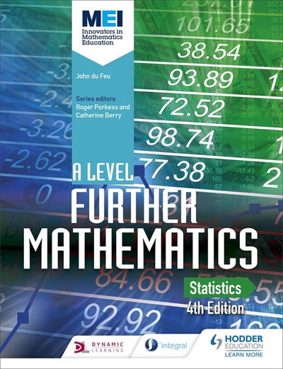 MEI A Level Further Mathematics Statistics 4th Edition - John Du Feu - Böcker - Hodder Education - 9781471853029 - 28 juli 2017