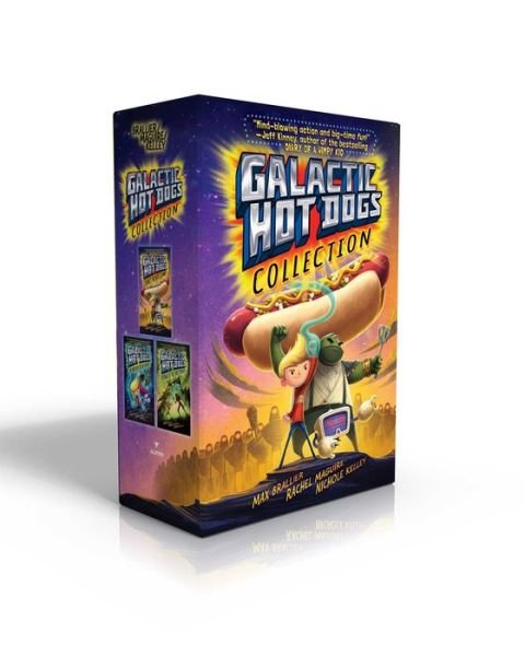 Cover for Max Brallier · Galactic Hot Dogs Collection : Galactic Hot Dogs 1; Galactic Hot Dogs 2; Galactic Hot Dogs 3 (Hardcover Book) (2017)