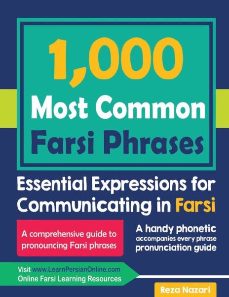 Cover for Reza Nazari · 1000 Most Common Farsi Phrases (Paperback Book) (2020)