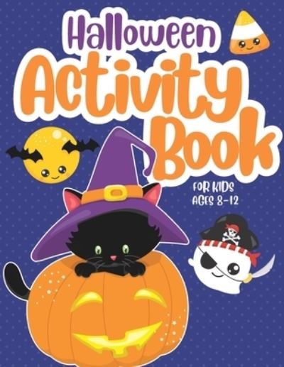 Cover for Mixelle Media · Halloween Activity Book for Kids ages 4 - 8 (Paperback Bog) (2019)