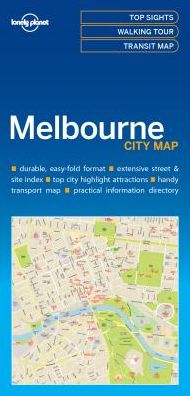 Lonely Planet Melbourne City Map - Map - Lonely Planet - Books - Lonely Planet Global Limited - 9781786575029 - 2017