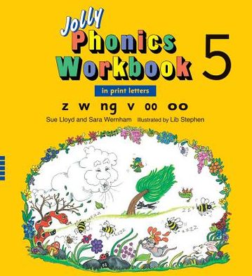 Cover for Sue Lloyd · Jolly Phonics Workbook 5: in Print Letters (Paperback Book) [American English edition] (2008)