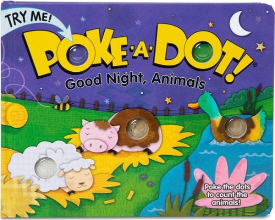 Poke-A-Dot! Good Night, Animals - Melissa & Doug - Kirjat - Melissa & Doug, LLC - 9781950013029 - keskiviikko 4. joulukuuta 2019