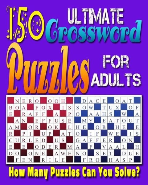 Cover for Razorsharp Productions · Ultimate Crossword Puzzle For Adults : Printable Crossword Puzzles for Adults and Seniors. (Paperback Bog) (2017)