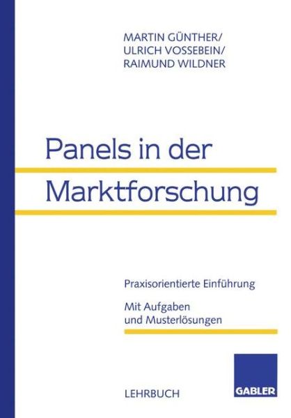 Cover for Martin Gunther · Panels in der Marktforschung (Paperback Book) [1998 edition] (1998)