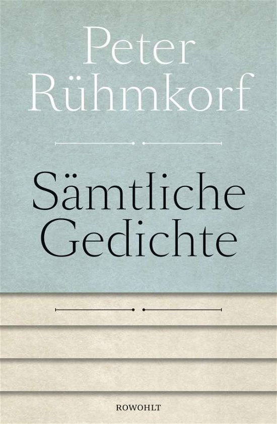Cover for Rühmkorf · Sämtliche Gedichte (Bok)