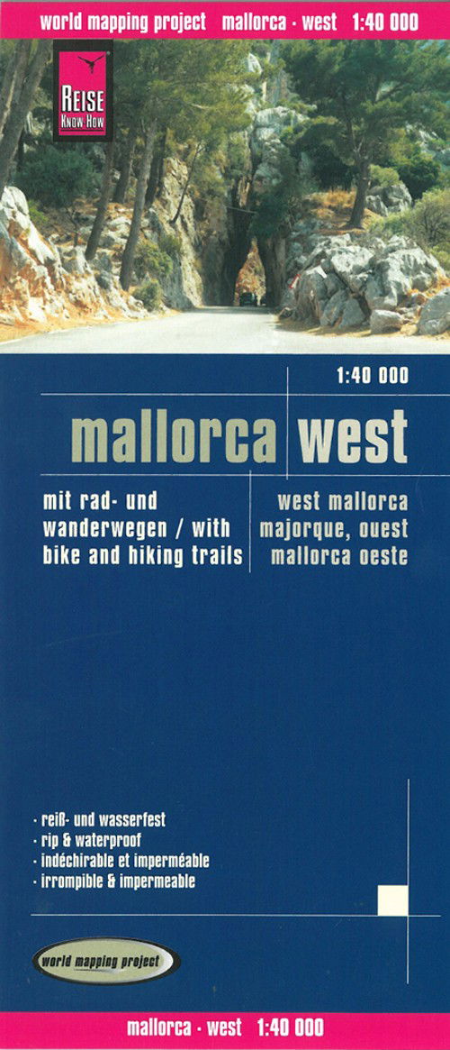 Cover for Reise Know-How · Mallorca West (1:40.000) (Landkarten) (2017)