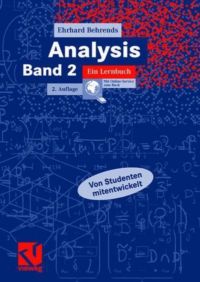 Cover for Ehrhard Behrends · Analysis Band 2: Ein Lernbuch (Paperback Bog) [2nd 2., Akt. Aufl. 2007 edition] (2007)