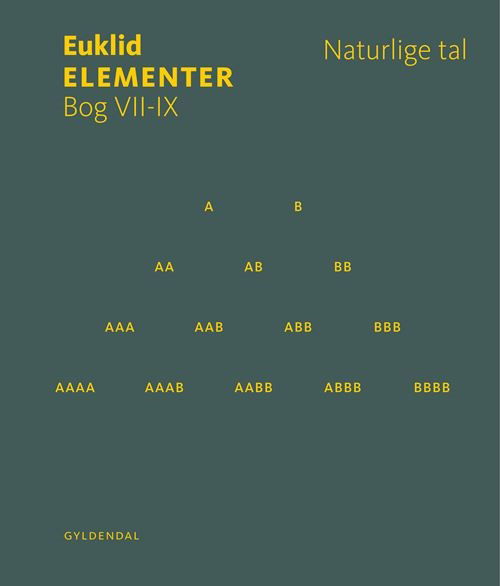 Cover for Euklid . · Elementer (Bound Book) [1st edition] (2025)