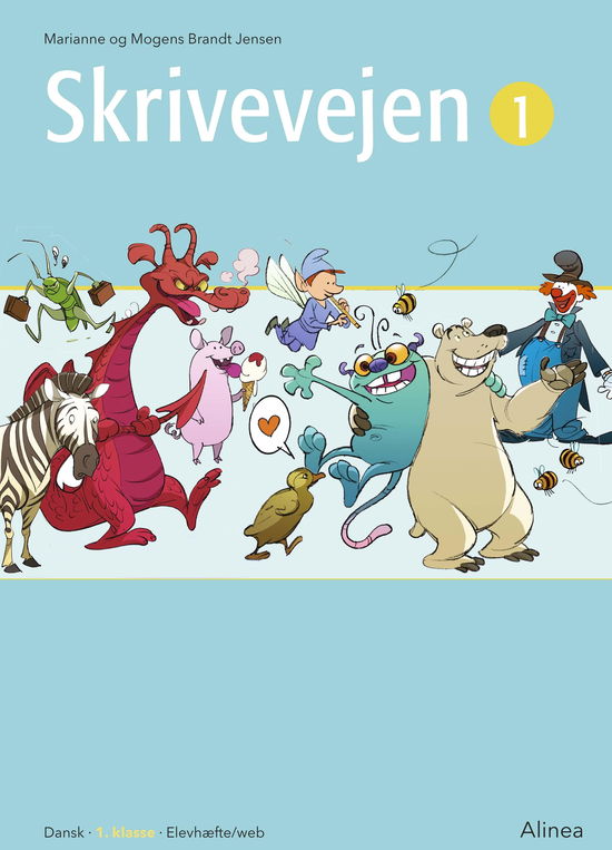 Cover for Marianne Brandt Jensen; Mogens Brandt Jensen · Skrivevejen: Skrivevejen 1, Elevhæfte / Web (Heftet bok) [2. utgave] (2020)