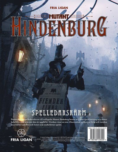 Cover for Mutant: Hindenburg. Spelledarskärm (Book) (2020)