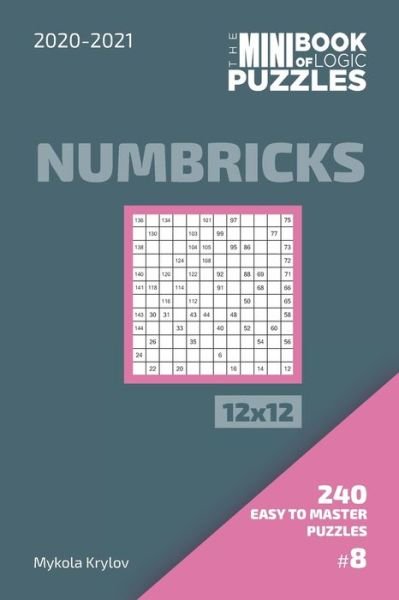 Cover for Mykola Krylov · The Mini Book Of Logic Puzzles 2020-2021. Numbricks 12x12 - 240 Easy To Master Puzzles. #8 (Pocketbok) (2020)