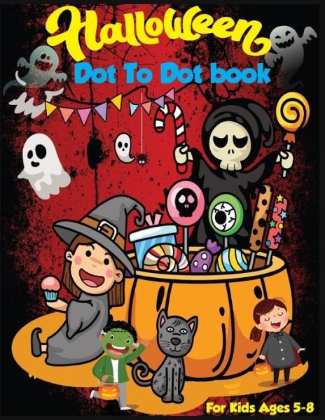 Cover for Sk Publishing · Halloween Dot to Dot Book for Kids Ages 5-8 (Paperback Bog) (2020)