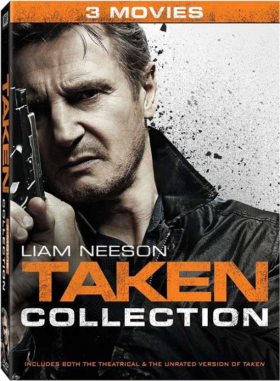 Cover for Taken 3-movie Collection (DVD) (2017)