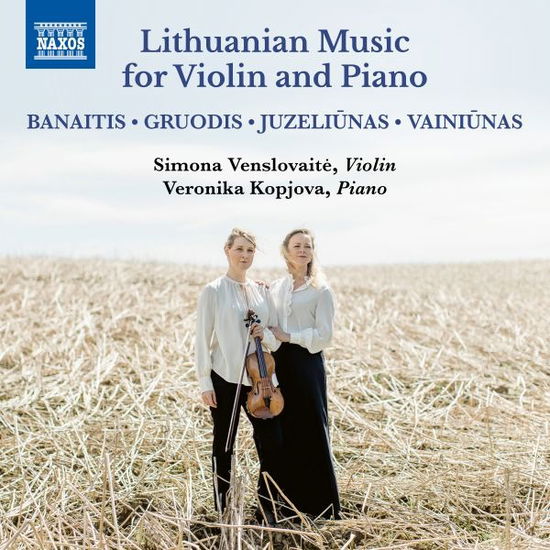 Cover for Banaitis / Vainiunas / Kopjova · Lithuanian Music for Violin &amp; Piano (CD) (2023)