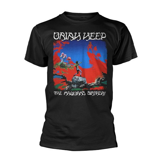 Cover for Uriah Heep · The Magicians Birthday (Black) (T-shirt) [size XXXL] [Black edition] (2018)